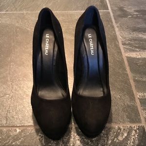 le chateau Shoes - Le Chateau black suede pumps le chateau Shoes - Le Chateau black suede pumps